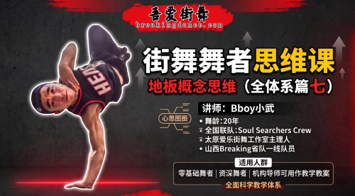 山西Breaking省队BBOY小武20年舞龄倾囊相授，街舞舞者思维课&地板概念思维（全体系篇七）